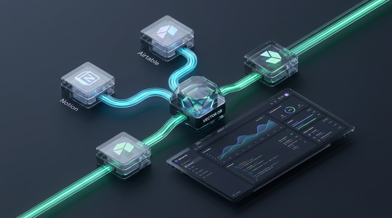 Autonomous AI Memory & RAG Sync (Notion + Airtable)